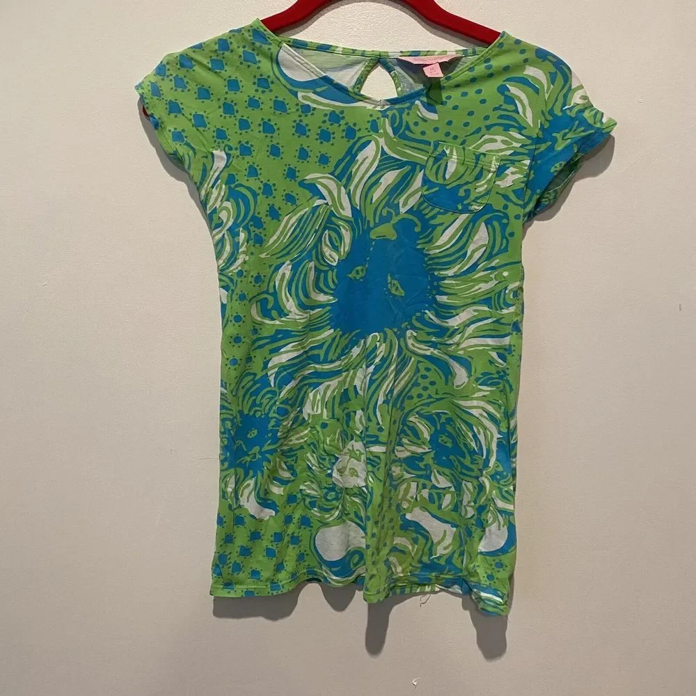 Lilly Pulitzer M 6-7 Daniella Dress Roar Of the Jungle‎